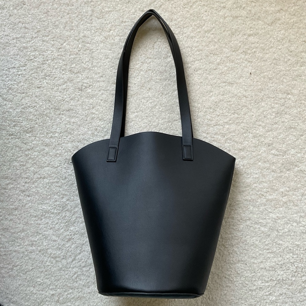 Black Anthropologie Bucket Shoulder Bag
